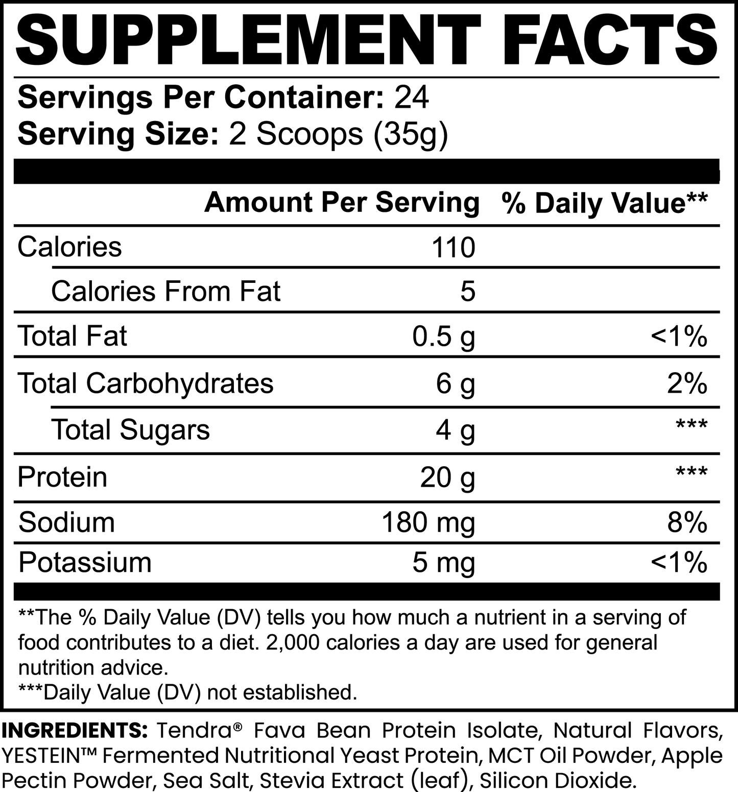 Vanilla Plant Powered Protein