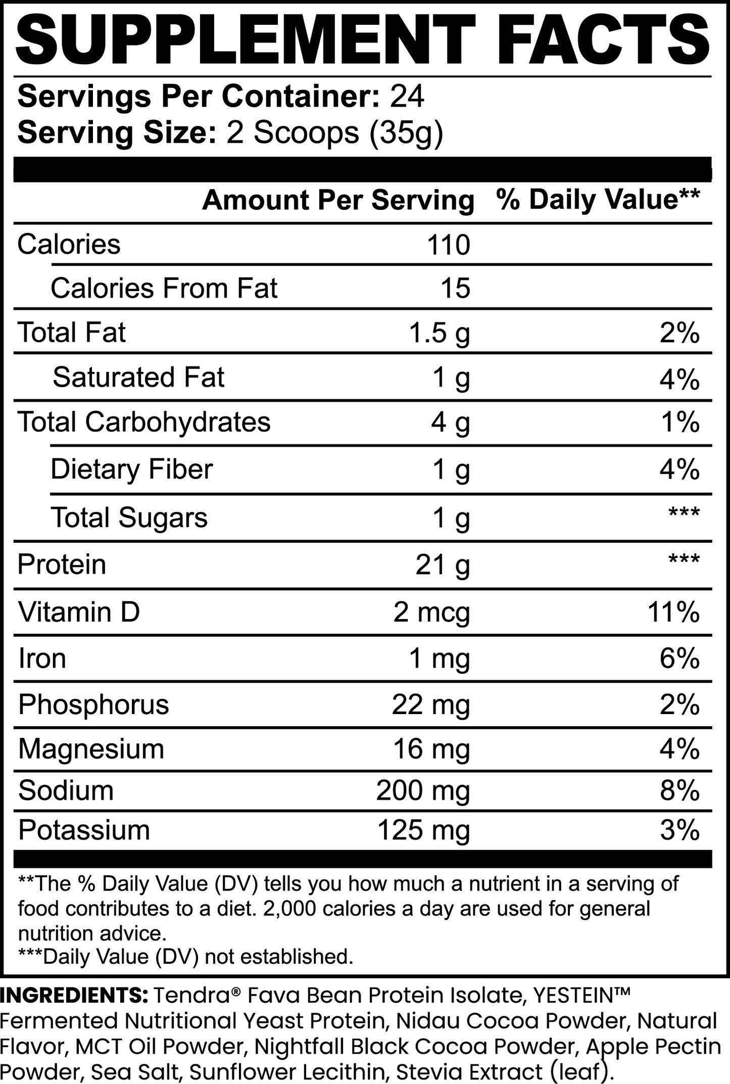 Chocolate Plant Powered Protein